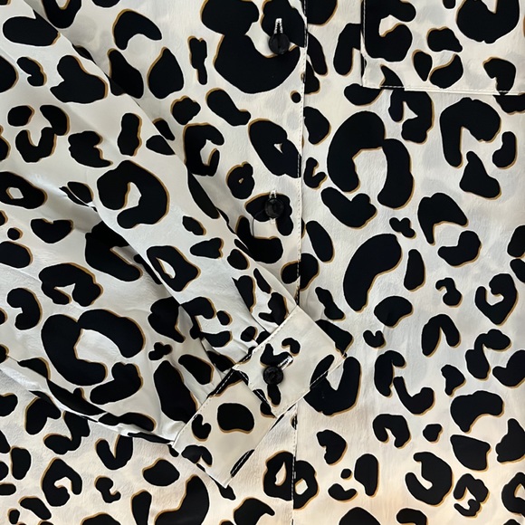 Anine Bing Dalmatian Button up Blouse - Picture 4 of 4